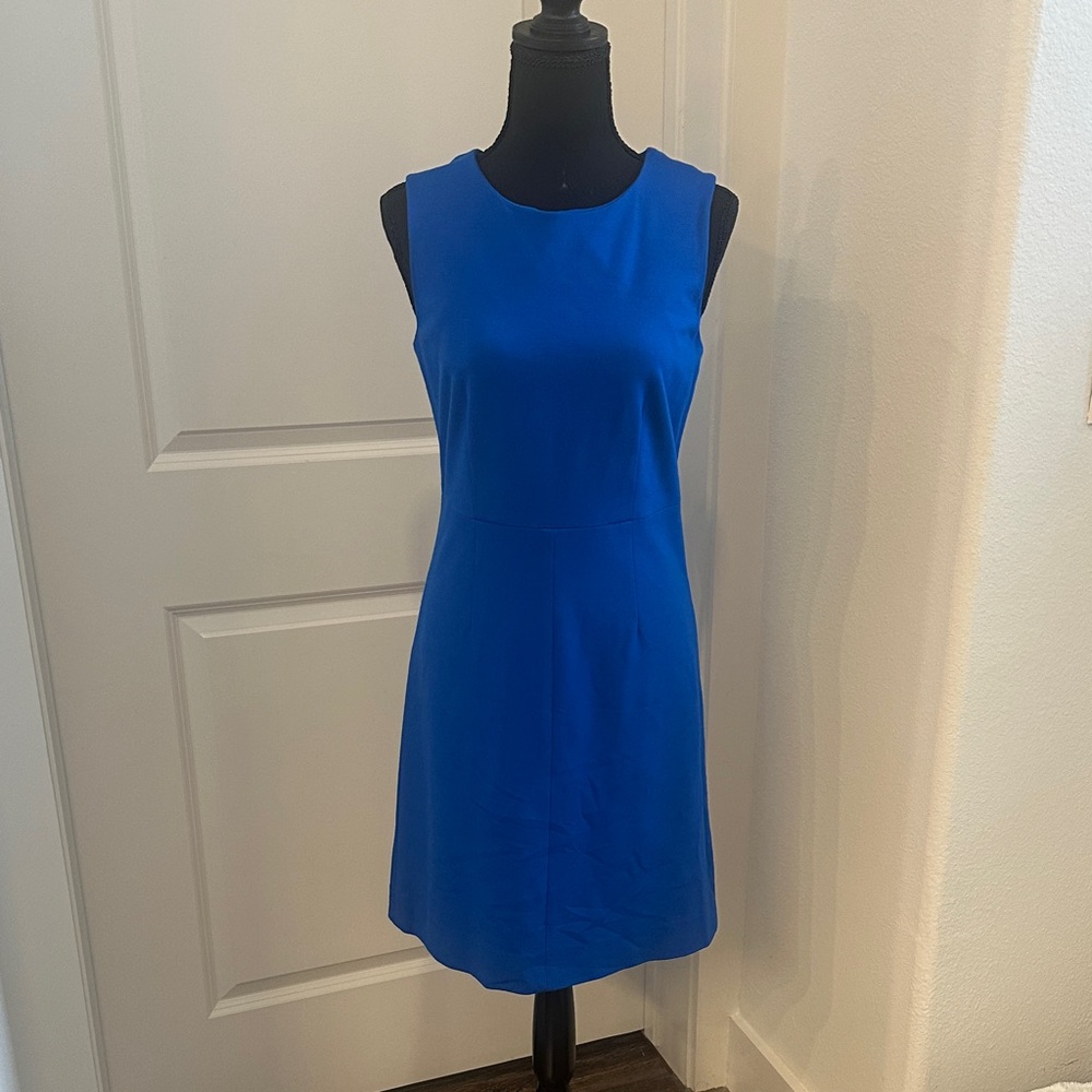 Diane Von Furstenberg  Blue Sleeveless Dress! Size 4!